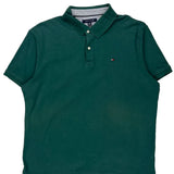 Tommy Hilfiger Polo Shirt - XL Green Cotton