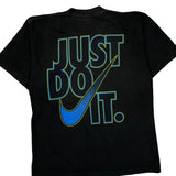 Just Do It Nike Graphic T-Shirt - Large Blue Cotton