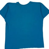 Made In USA Single Stitch Charleston Resort Reworks Graphic T-Shirt - Large Blue Cotton