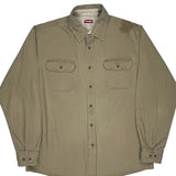 Wrangler Shirt - Large Khaki Cotton