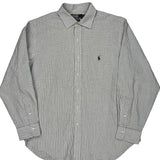 Philip Polo By Ralph Lauren Checked Shirt - XL White Cotton