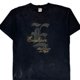 Hotel-Casino Las Vegas Superior Idealine Single Stitch T-Shirt - XL Black Cotton