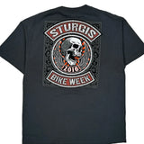 Hot Leathers Graphic T-Shirt - XL Grey Cotton
