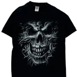 Tennessee River Graphic T-Shirt - Large Black Cotton