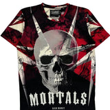 Mortals Cash Money Graphic T-Shirt - Medium Multicoloured Polyester