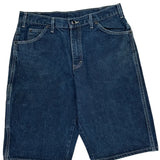 Dickies Denim Shorts - 33W 11L Blue Cotton