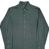 Polo By Ralph Lauren Checked Shirt - Large Blue Cotton
