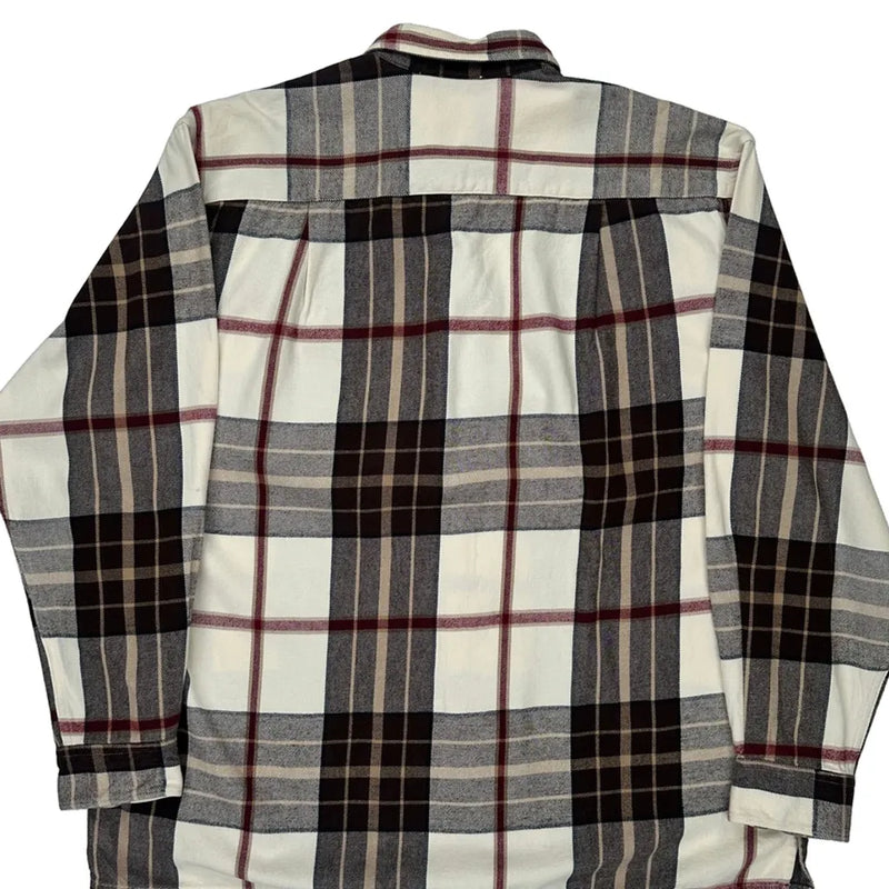 Nautica Checked Flannel Shirt - XL Multicoloured Cotton