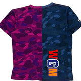 Shark Face A Bathing Ape Graphic T-Shirt - Medium Multicoloured Cotton