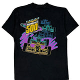 Indianapolis 500 Logo 7 Graphic T-Shirt - Medium Black Cotton
