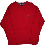 Chaps Ralph Lauren Sweater - Large Red Cotton