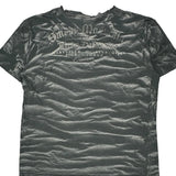 Smoky Mountain Harley Davidson Graphic T-Shirt - 2XL Gray Cotton