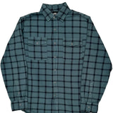 6.0 Nike Checked Flannel Shirt - Medium Black Cotton