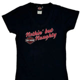 Harley Davidson T-Shirt - Large Black Cotton