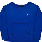Polo By Ralph Lauren Sweatshirt - Medium Blue Cotton