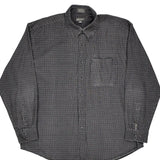 Jantzen Checked Shirt - Large Grey Cotton