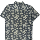 Oakley Short Sleeve Shirt - Medium Blue Cotton