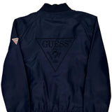 Guess Bomber Jacket - Large Navy Polyester