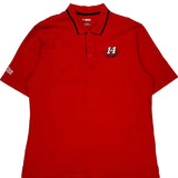 14 Office Depot Nascar Graphic Polo Shirt - XL Red Cotton