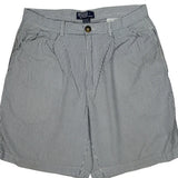 Polo By Ralph Lauren Striped Chino Shorts - 32W 8L Blue Cotton