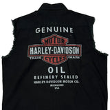 Motorcycles Harley Davidson Graphic Short Sleeve Shirt - 2XL Black Cotton
