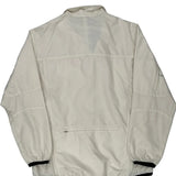 Nike Windbreaker - Large Cream Polyester