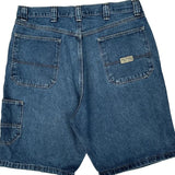 Wrangler Denim Shorts - 34W 9L Blue Denim