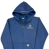 Carhartt Hoodie - Large Blue Cotton Blend