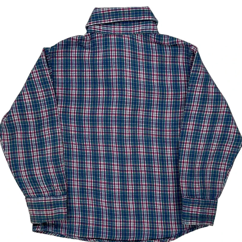 Age 4 Oshkosh Checked Flannel Shirt - XS Multicoloured Cotton