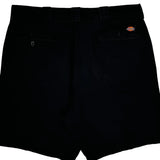 Dickies Chino Shorts - 37W 7L Black Cotton Blend
