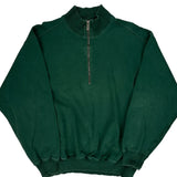 Starter 1/4 Zip - Medium Green Cotton