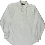 Ralph Lauren Shirt - XL White Cotton