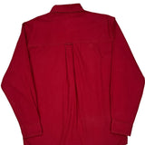 Chaps Ralph Lauren Shirt - Medium Red Cotton Blend