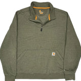 Carhartt Hoodie - 2XL Green Cotton Blend