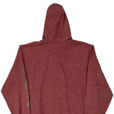 Carhartt Hoodie - XL Burgundy Cotton Blend