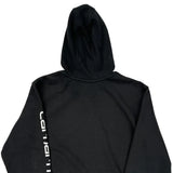 Carhartt Spellout Hoodie - Large Black Cotton