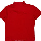 Polo By Ralph Lauren Slim Fit Polo Shirt - Large Red Cotton