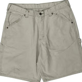 Wrangler Carpenter Shorts - 32W 9L Beige Cotton