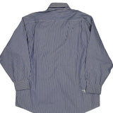 Tommy Hilfiger Striped Shirt - Large Blue Cotton