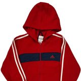 Age 5 Adidas Jacket - XS Red Polyester