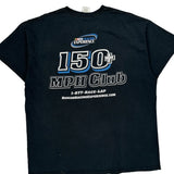 150+ Mph Club Gildan Nascar T-Shirt - XL Black Cotton