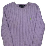 Ralph Lauren Jumper - XL Purple Cotton