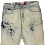 Switch Denim Shorts - 32W 11L Acid Wash Denim