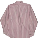 Ralph Lauren Striped Shirt - Large Pink Cotton