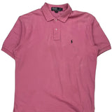 Polo By Ralph Lauren Polo Shirt - Large Pink Cotton