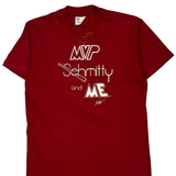 Mvp Schmitty And Me Hanes Graphic T-Shirt - Large Red Cotton Blend