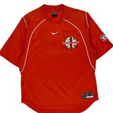 Nike Football Shirt - Medium Red Polyester