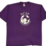 North County Soccer Park Soffe Single Stitch T-Shirt - XL Purple Polyester Blend
