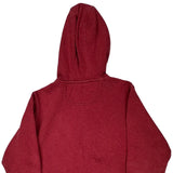 Carhartt Spellout Hoodie - XL Red Cotton Blend
