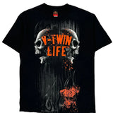 Tomahawk Bike Week 2012 Hot Leathers Graphic T-Shirt - Large Black Cotton
